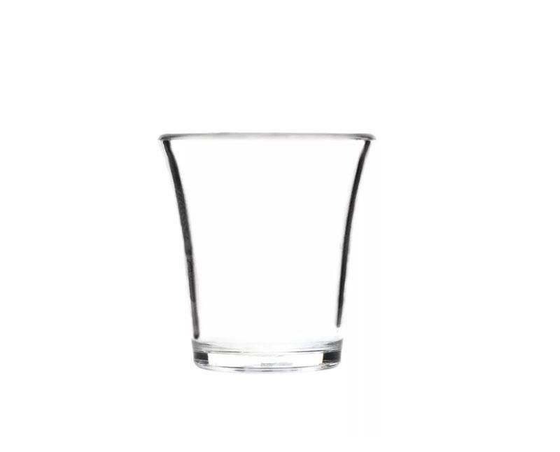 Polikarbonát törhetetlen feles pohár, 50 ml