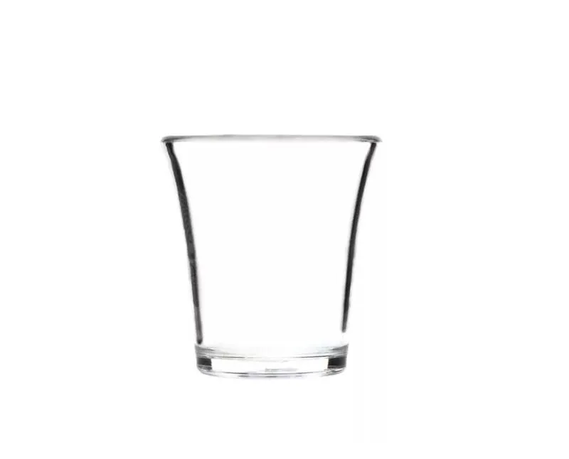Polikarbonát törhetetlen feles pohár, 50 ml