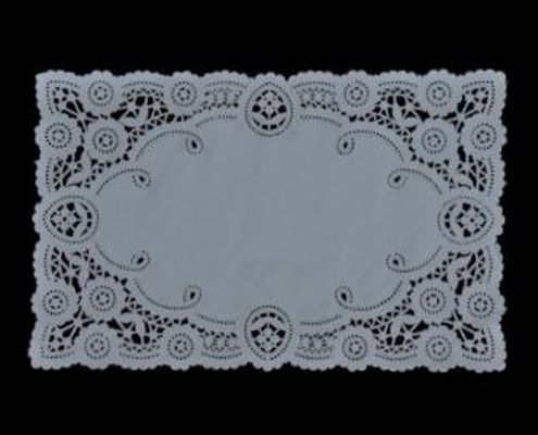 Tortacsipke - csipkepapír szögletes 22 x 35 cm
