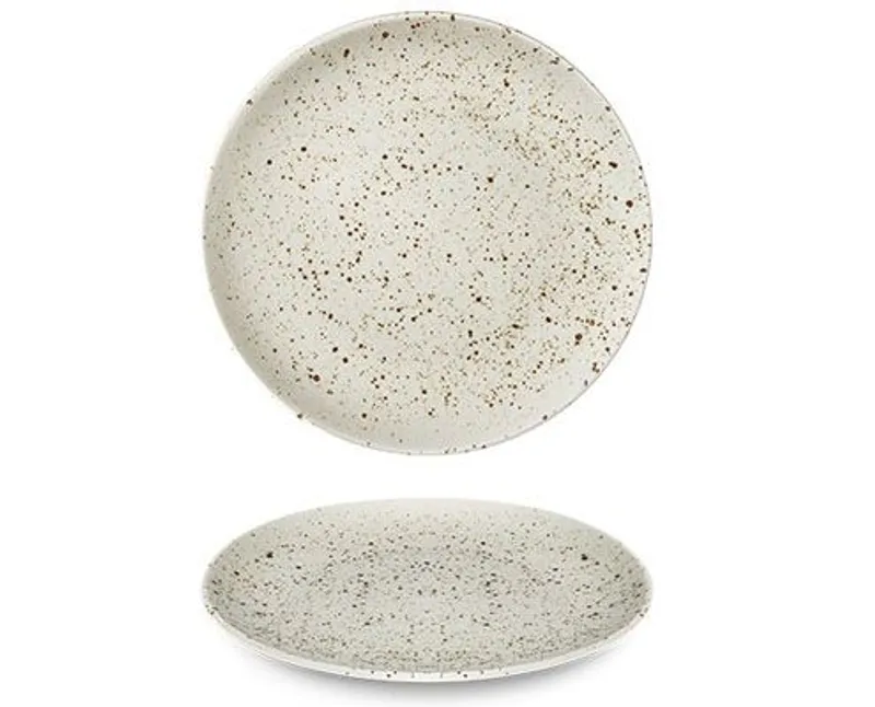 Lifestyle Natural porcelán lapostányér 27 cm