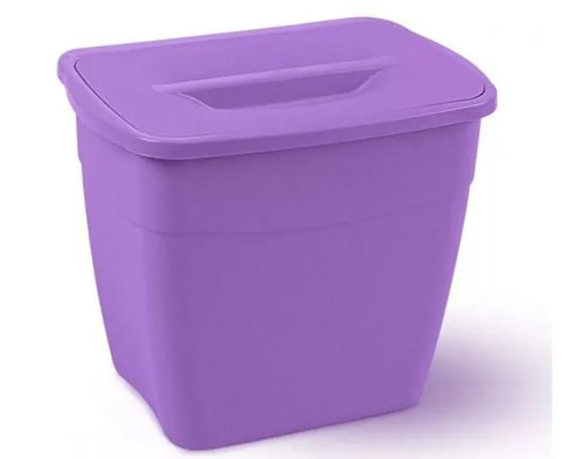 Koala szemetes kuka fedővel 6 l (Hanging Bucket) lila