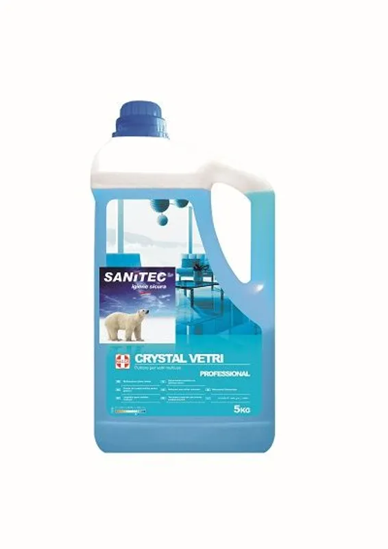 SANITEC CRYSTAL VETRI üvegtisztító 5 kg