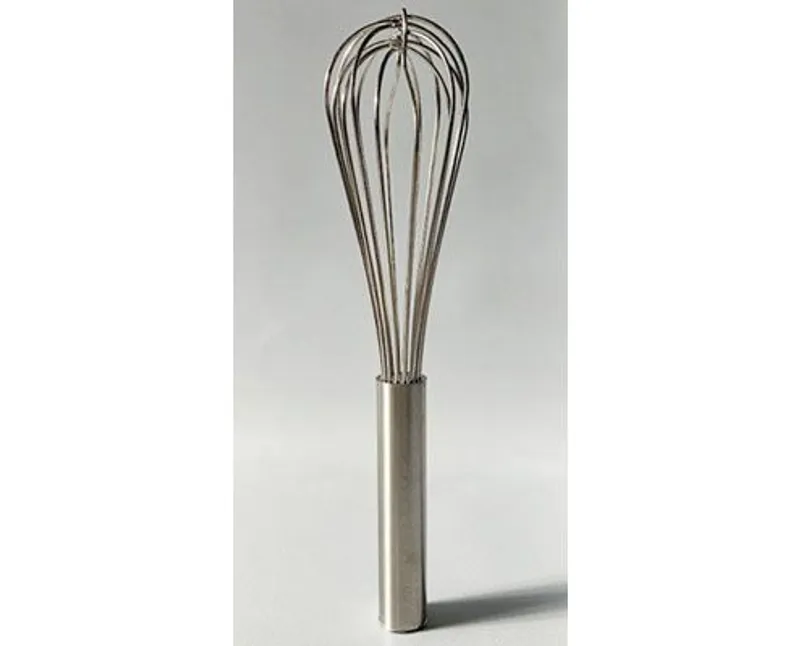 Rozsdamentes acél 8 szálas habverő 50 cm-es
