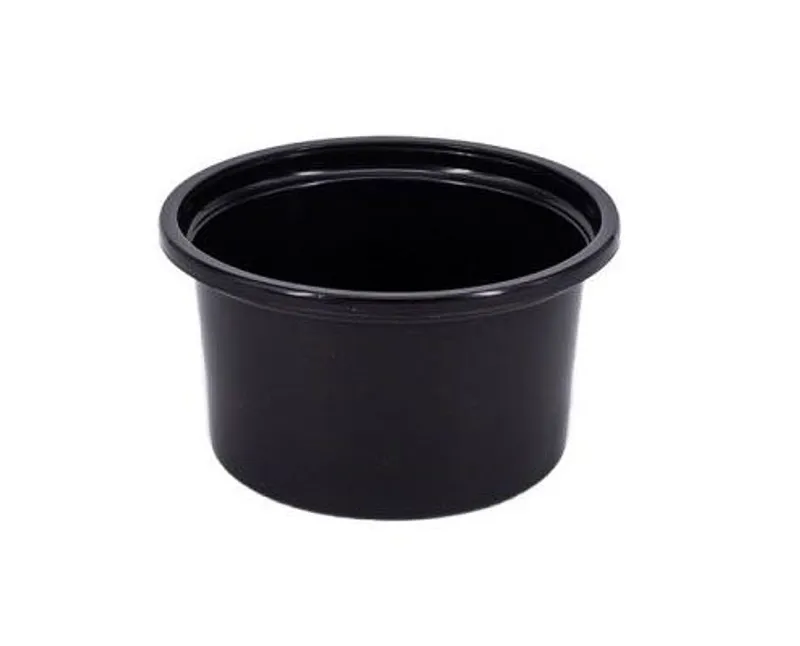 Öntetes tálka 80 ml fekete