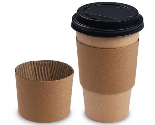 Papírpohár gyűrű 350-500 ml-ig 90 mm barna