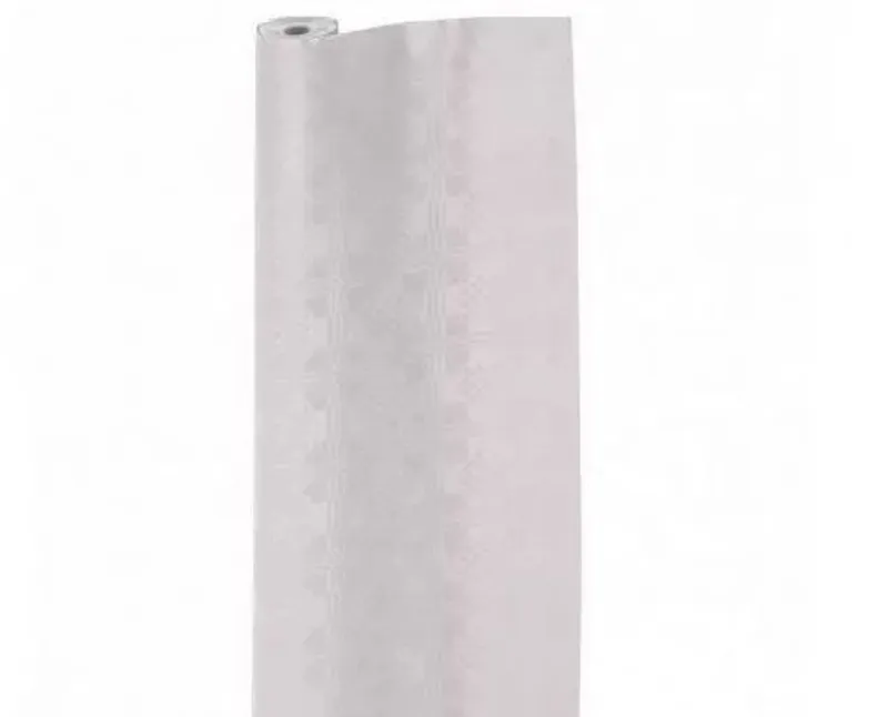 Infibra papír asztalterítő damask fehér 1,2 x 50 m