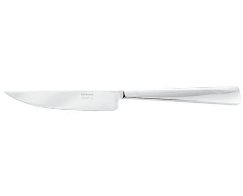 Gio Ponti Conca steak kés 23,9 cm, rozsdamentes acél, ezüstözött, üreges nyél orfévre