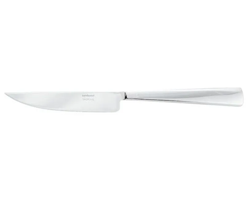 Gio Ponti Conca steak kés 23,9 cm, rozsdamentes acél, ezüstözött, üreges nyél orfévre