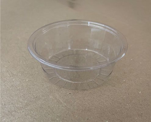 Műanyag szószos, öntetes tálka 50 ml 75 mm PET