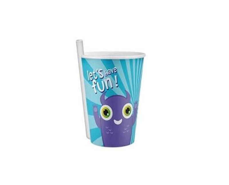 Titiz Yummi repohár szívószállal 400 ml