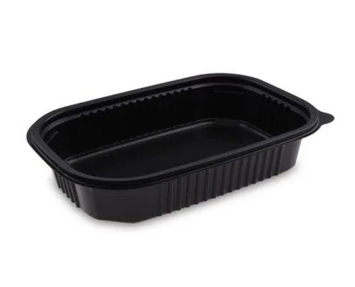 Ovál elviteles PP doboz 850 ml fekete