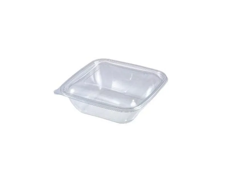 Dishy nagy szögletes salátás tál PET víztiszta 190 x 190 x 56 mm 1000 ml