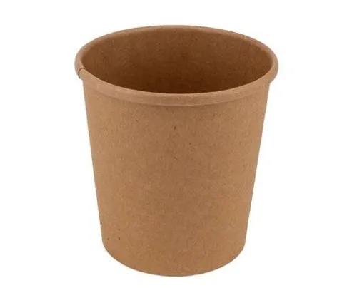 Leveses barna kraft papírtégely 500 ml 97 mm