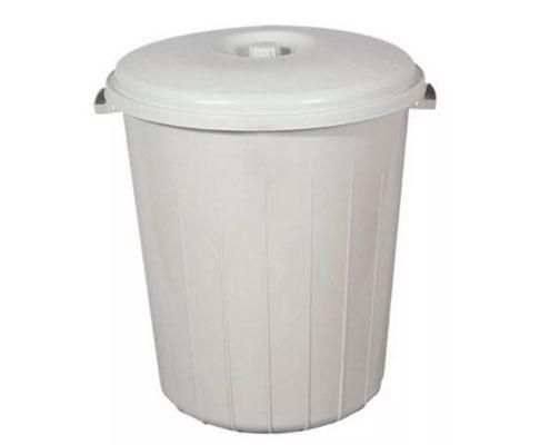 Planet szemetes kuka levehető fedéllel, eco szürke, 70 l