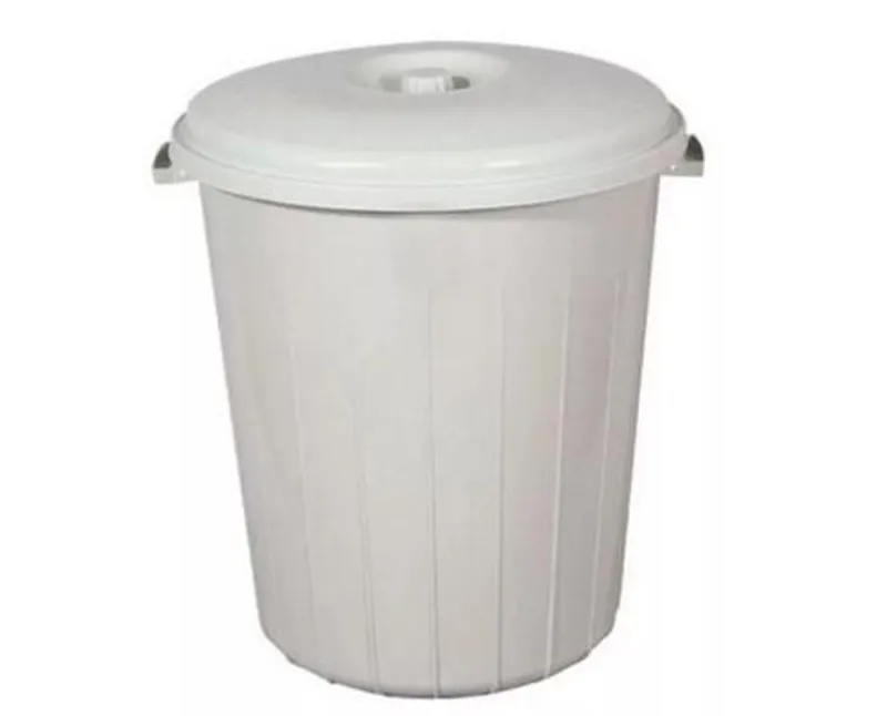 Planet szemetes kuka levehető fedéllel, eco szürke, 70 l