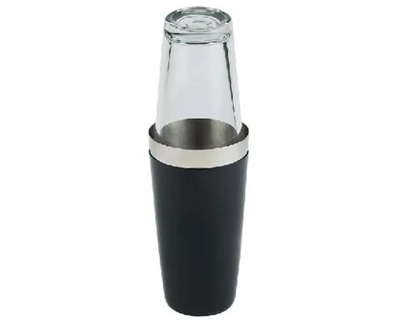 Boston shaker fekete aljjal 70 cl
