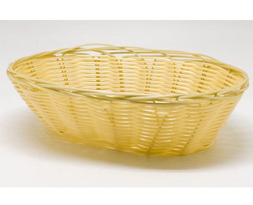 Polipropilén ovál kenyérkosár 230 x 160 x 55 mm