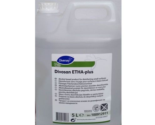 Divosan ETHA-Plus alkoholos felületfertőtlenítő 5 l