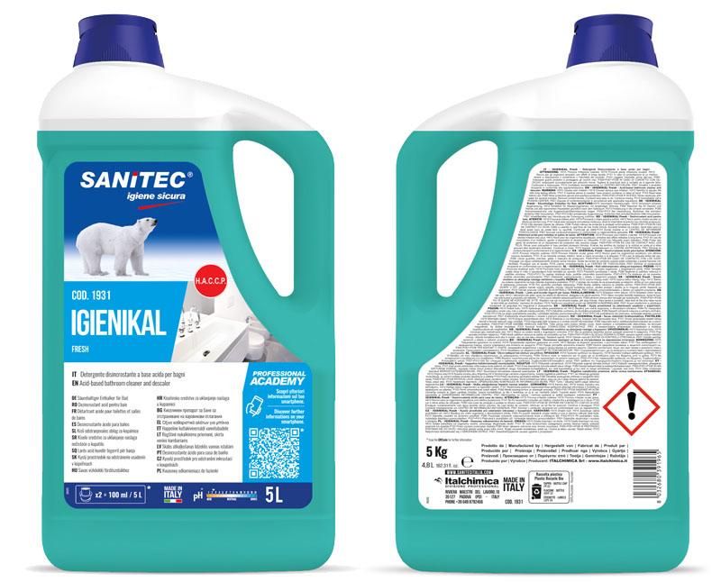 Sanitec Igienikal Bagno fürdőszobai vízkőoldó 5 l