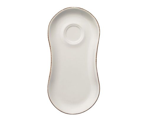 Bonna Retro porcelán reggeliző tányér 12 x 25 cm