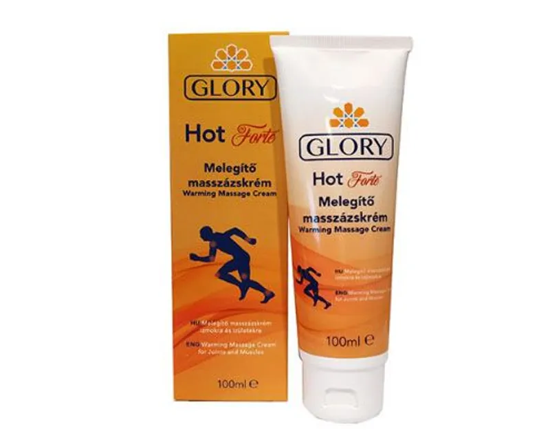 Glory Hot Forte melegítő masszázskrém 100 ml