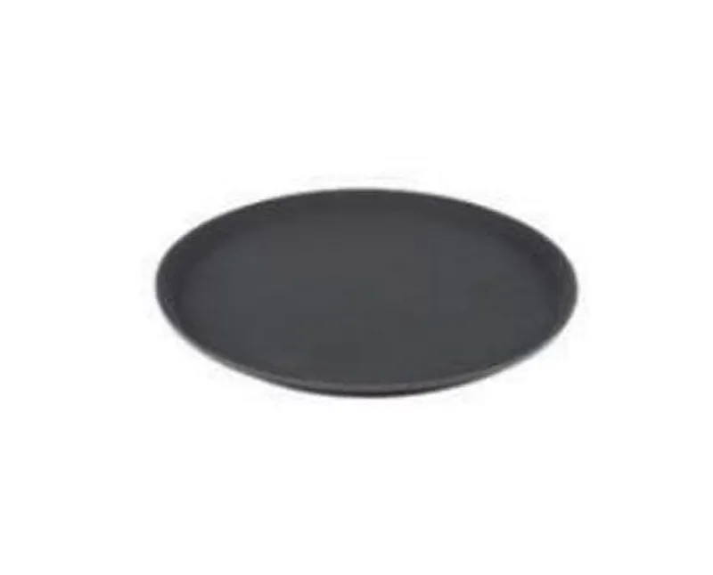 Tálca csúszásmentes kerek 40 cm fekete