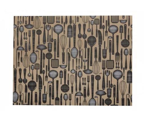 Infibra papír tányéralátét Brunch villásreggeli mintás 30 x 40 cm