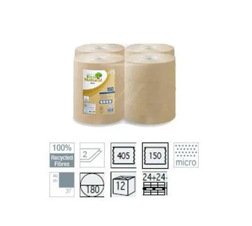 LUCART ECO NATURAL Mini 2 rétegű nagytekercses toalettpapír