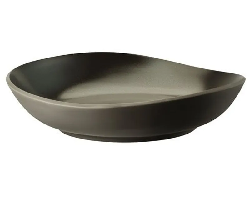 Rosenthal Junto Slate Grey porcelán mélytányér 28 cm