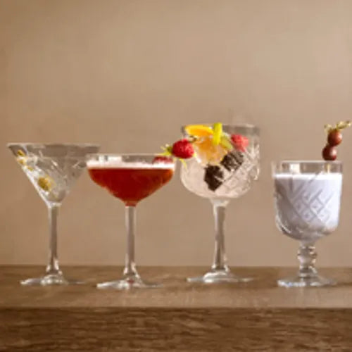 Üveg martinis - koktélos poharak