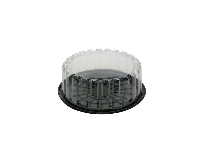APET műanyag tortadoboz kerek víztiszta tető Ø160mm x80mm 16DXN03 (H:100) nem címkézett Fő kép