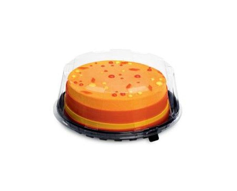 APET műanyag tortadoboz kerek víztiszta tető Ø175 mm x 80 mm 18DXN03 (H:100) nem címkézett Fő kép