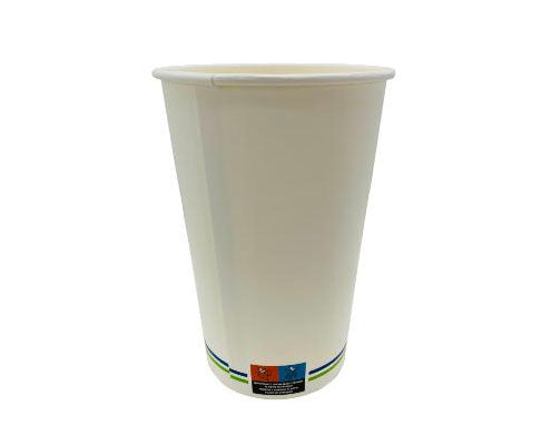 Begreen papírpohár fehér 500 ml SUP logóval (EU LW)