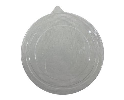 PET víztiszta tető kraft kerek tálhoz Ø150 mm