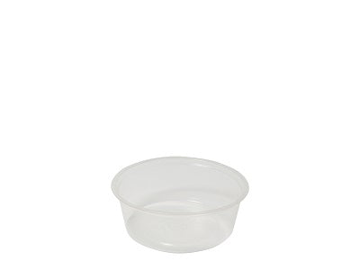 Bio lebomlo PLA átlátszó szószos, öntetes tálka 50 ml