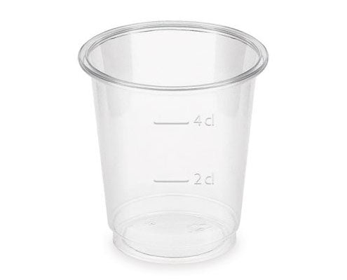 Bioműanyag PLA snapszos pohár 2/4 cl