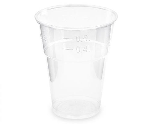 Bioműanyag pohár PLA 500 ml víztiszta Fő kép