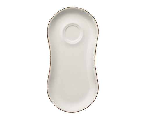 Bonna Retro porcelán reggeliző tányér 12 x 25 cm