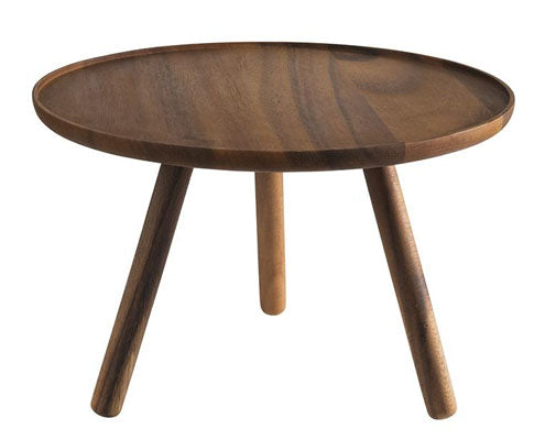 Büféállvány Akacia, olajozott akácfa, átm. 30,5 cm, mag. 20 cm Fő kép
