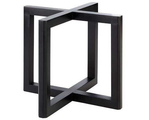 Büféállvány "Wood" 20 x 20 x 17,5 cm, fekete Fő kép