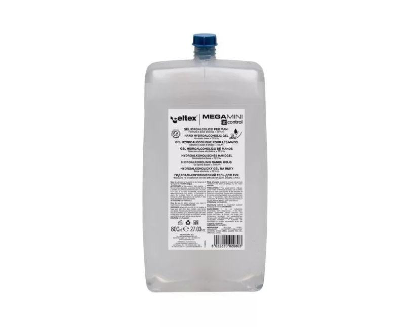 Celtex E-Control kézfertőtlenítő gél 800 ml Másodlagos kép