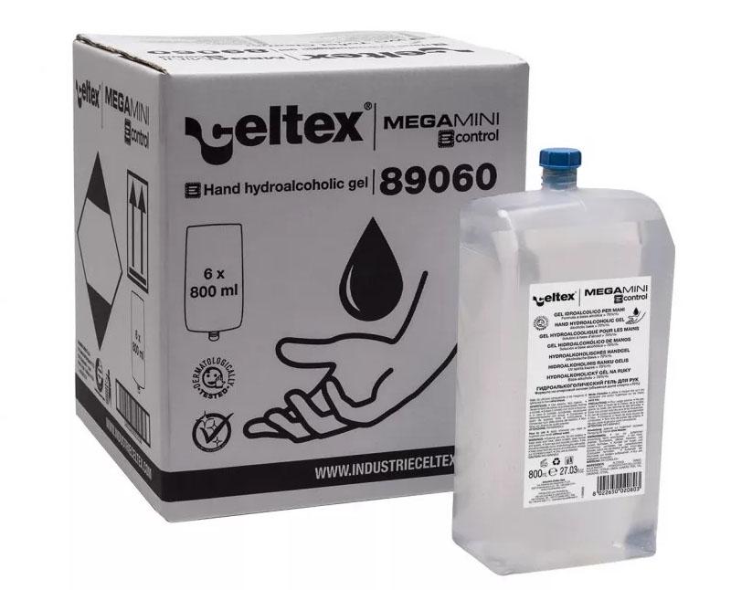 Celtex E-Control kézfertőtlenítő gél 800 ml