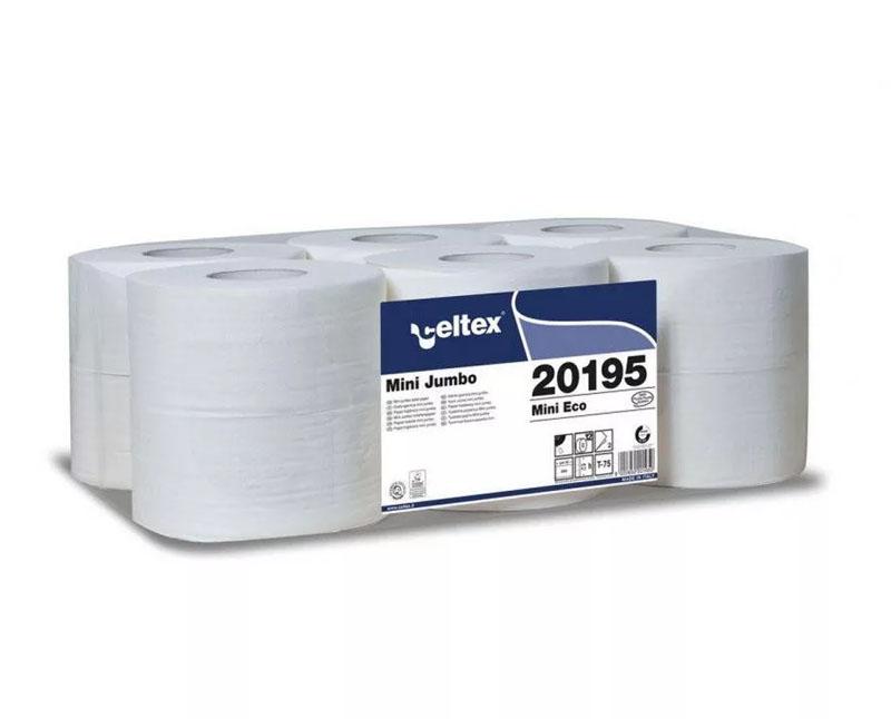 Celtex mini gyorsan oldódó toalettpapír 2 rétegű - recy - 160 m  fehér Fő kép