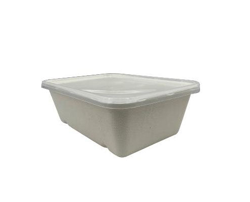 China cukornád doboz szögletes 650 ml fehér HBT650 Fő kép