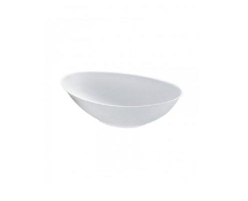 China cukornád Gondola ovális tálka fehér 240 x 145 x 63 mm 1000 ml