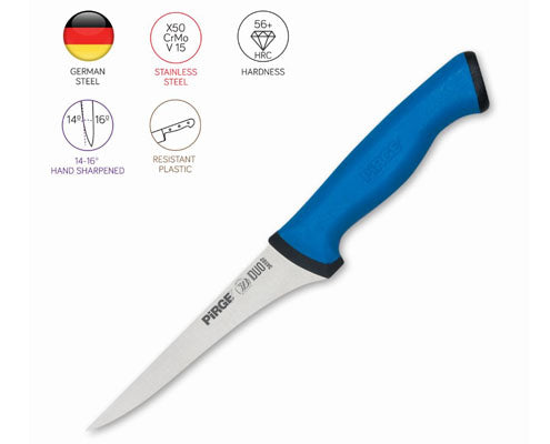 Csontozókés DUO 16,5 cm, kék nyéllel Fő kép