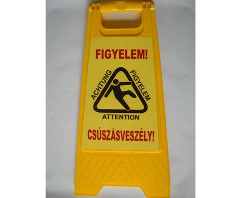Csúszásveszély tábla Fő kép