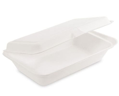 Cukornád papír lunch box 250 x 162 x 63 mm Fő kép