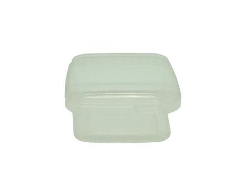 Dézsmazáras szögletes tálka 600 ml PP víztiszta 129 x 129 mm Fő kép