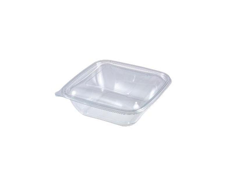 Dishy nagy szögletes salátás tál PET víztiszta  190 x 190 x 56 mm 1000 ml